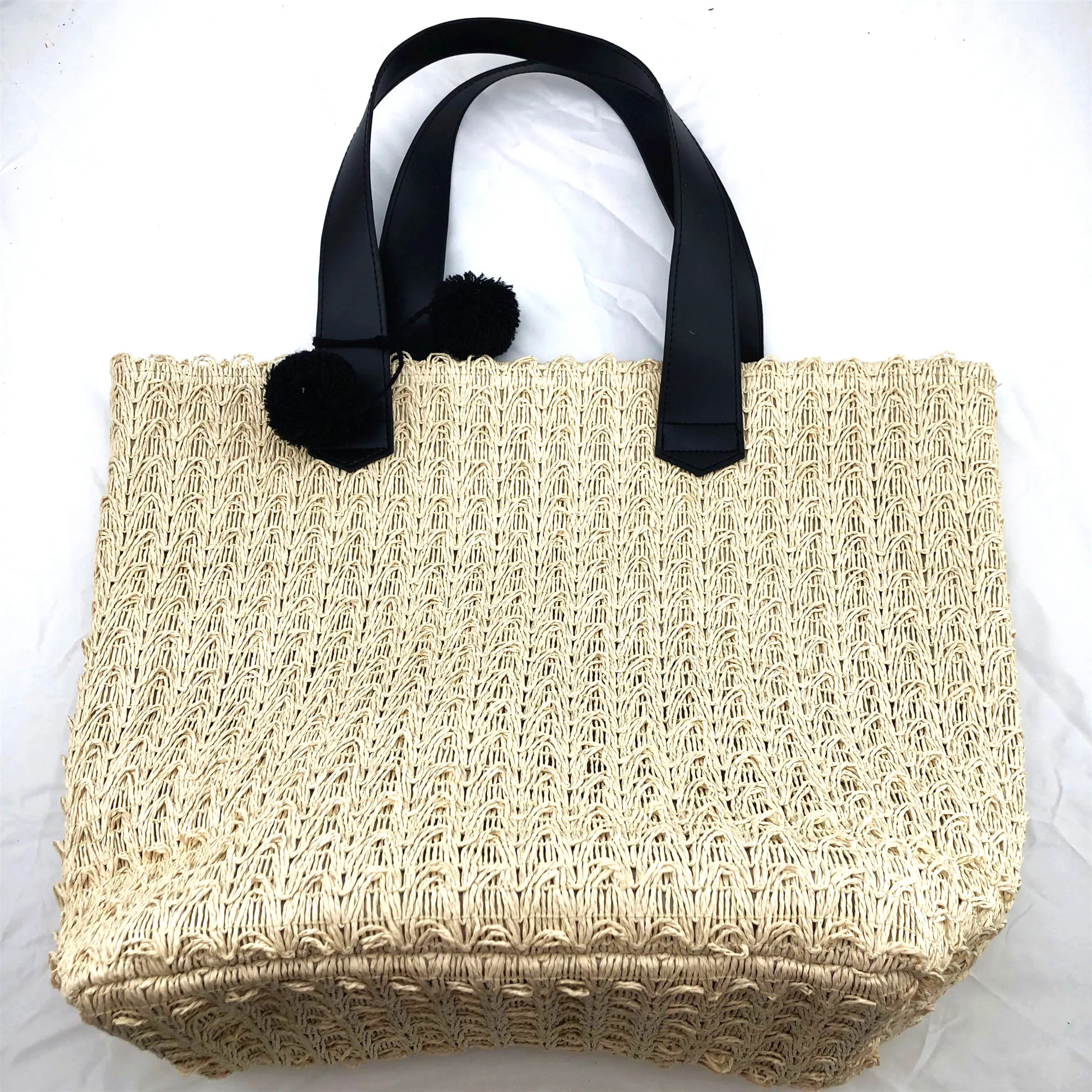China Factory Supplier Fashion Handmade Ladies Handbag Custom Straw Bags Women Beach Bag With Tassel, Custom made
China Factory Supplier Fashion Handmade Ladies Handbag Custom Straw Bags Women Beach Bag With Tassel, Custom made