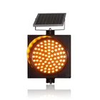 Chile Hot Seller Solar Road Safety Yellow Flashing 300mm solar Warning Light