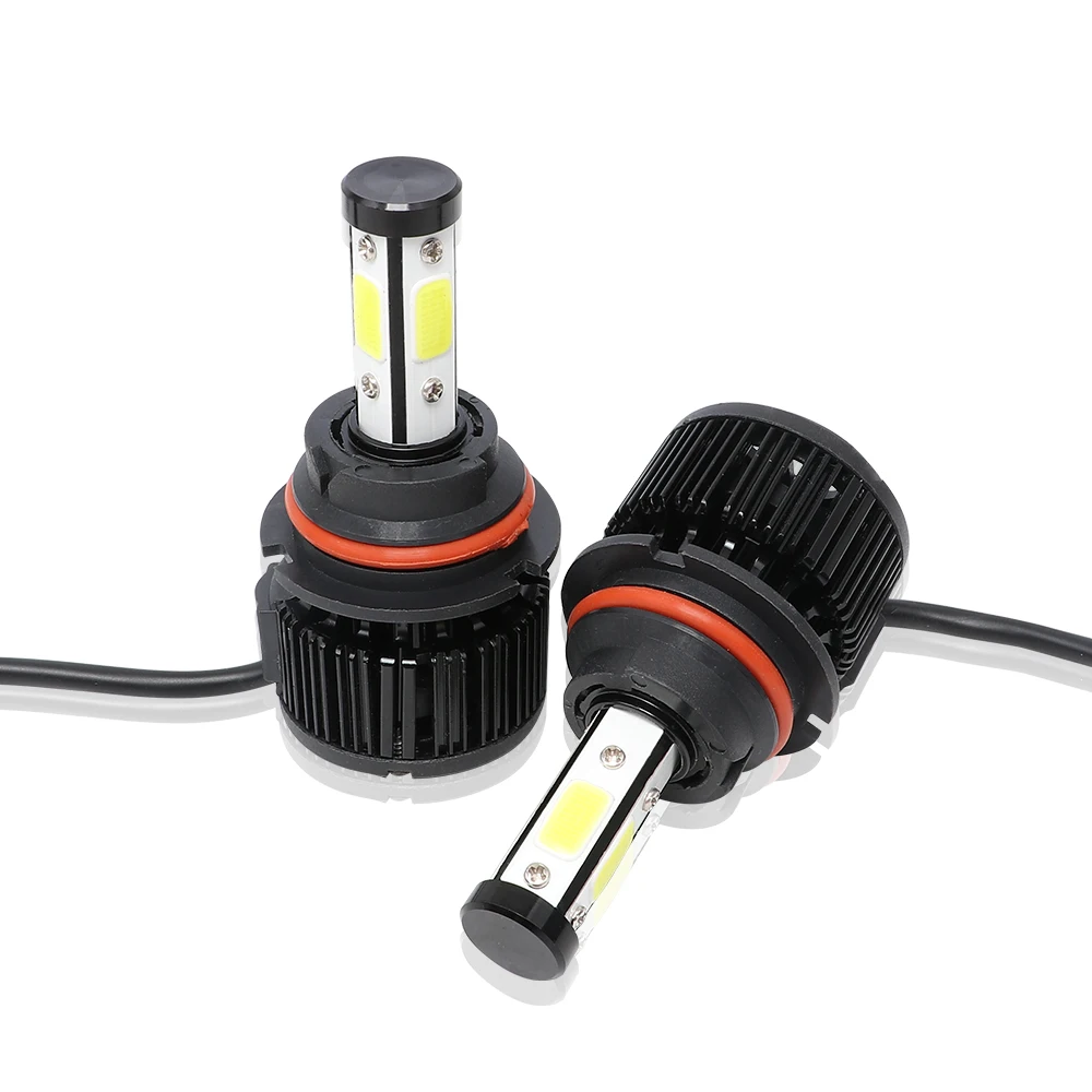 自動車部品 ZES LED ヘッドライト 12 V 24 V led ヘッドライト X6 6000lm led ヘッドライト電球 9004