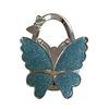 Custom Dragonfly Metal Bag Hook Hanger Foldable Hang Bag Holder with Crystal for Decoration