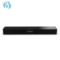 

New Home Theater LED Display 4 Speakers Strong Bass Optical TV QI Wireless Charger Bluetooth Soundbar with Remote Control