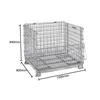 Lockable Metal Wire Mesh Storage Cage, Storage Metal Pallet Cage For Warehouse
