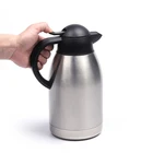 Custom 2000ml double wall stainless steel thermo tea coffee pot