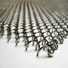 Metal mesh shower curtain