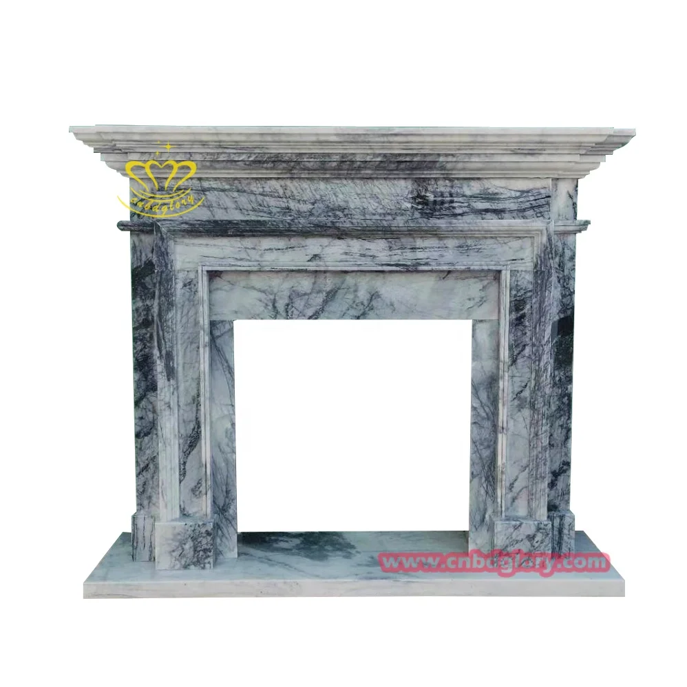 Classic Stone Ornament Natural Marble Fireplace Mantel Buy
