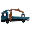 Hydraulic Folding Arm Brick Grab Block Lifting Crane with Truck