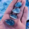 High Quality Natural Aura crystal Aquamarine Water Drop stone Pendants Healing Crystal Aquamarine Stone Gem For Sale