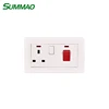 Attractive Modern Electrical Accessories Wall Mounted Socket Outlets With 45A Switch