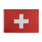 Wholesale Stock 3x5fts Civil Ensign white Swiss cross flag of Switzerland