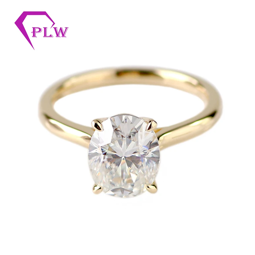 Moissanite Gold Ring18K Real Gold Oval Cut 8*10mm Synthetic Diamond Prong Seeting White Gold Ring, N/a
Moissanite Gold Ring18K Real Gold Oval Cut 8*10mm Synthetic Diamond Prong Seeting White Gold Ring, N/a