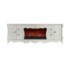 Reasonable Price Ce Approved Indoor Remote Control Hand Carved Wooden Fireplace Mantel