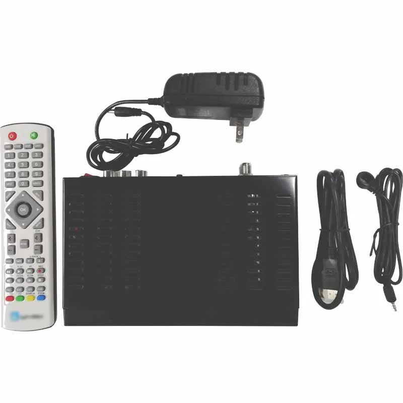 

The 2019 new set top box ultra hd V30+ satellite TV receiver with full HD 1080P for north America, Black