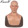 2019 new design realistic medical grade silicone Man mask for crossdressing Cosplay