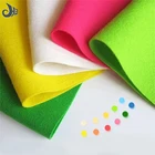 Ex-factory price sale 3MM Thick Color felt Needle punch Polyester craft Felt fabric rolls