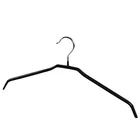 Dry cleaning thick PVC metal shirt clothes hanger without bar in natural color