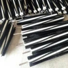 Custom channel nylon rotary bristle wire brushes