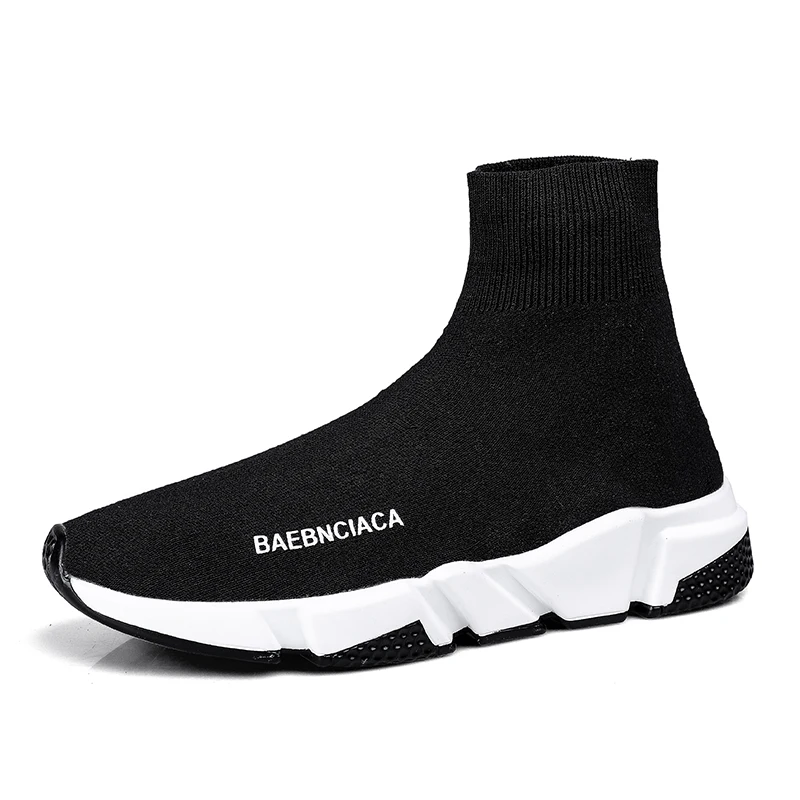 

Brand Logo Custom High Quality Balanciaga Shoes Women Sports Sneakers Men Sock Trainers Running Shoes, White+black;white;black