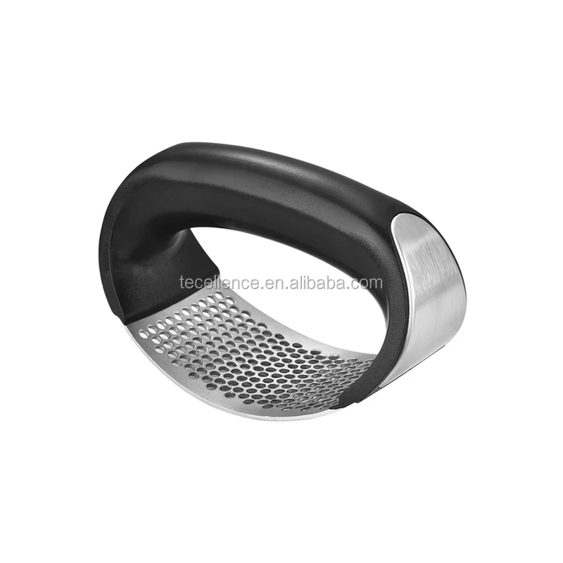 Kitchen Dishwasher Safe High Quality Stainless Steel Garlic Press Rocker with Silicone Peeler, Black
Kitchen Dishwasher Safe High Quality Stainless Steel Garlic Press Rocker with Silicone Peeler, Black