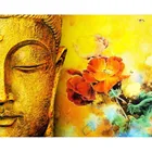 CHENISTORY DZ 991244 Buddha Flower DIY Painting By Numbers Kits Acrylic Paint By Numbers Hand Painted Unique Gift For wholesale