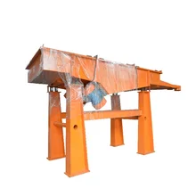 Highfrequency triple deck stone quarry wood liner vibrating screen sieve shaker for cement plant