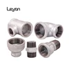 hot dip galvanized malleable iron plumber material pipe fitting ce 280 nipple equal tee 3/4" male&female socket cross