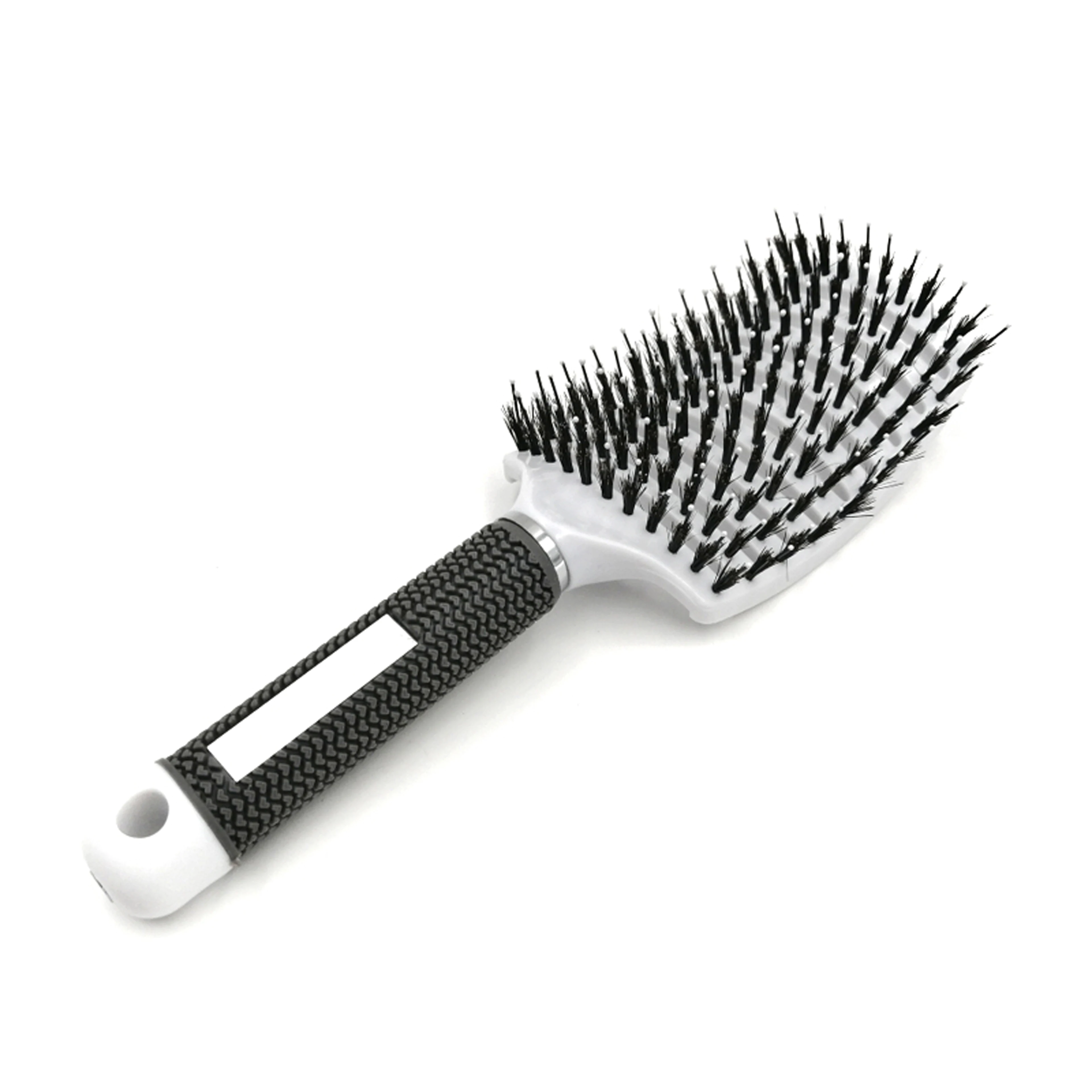 Customized 2019 Selling Paddle White Plastic Goody Hair Brush In