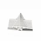 Custom new design blank fridge magnet world city