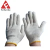 10 gauge white cotton knitted working protective gloves for construction