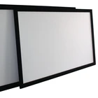 100" 120" Fixed Frame Projector Screen HDTV 3D Movie Theater Home Cinema Projection