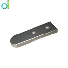 Sandblasting natural anodizing aluminum alloy parts cnc machining service