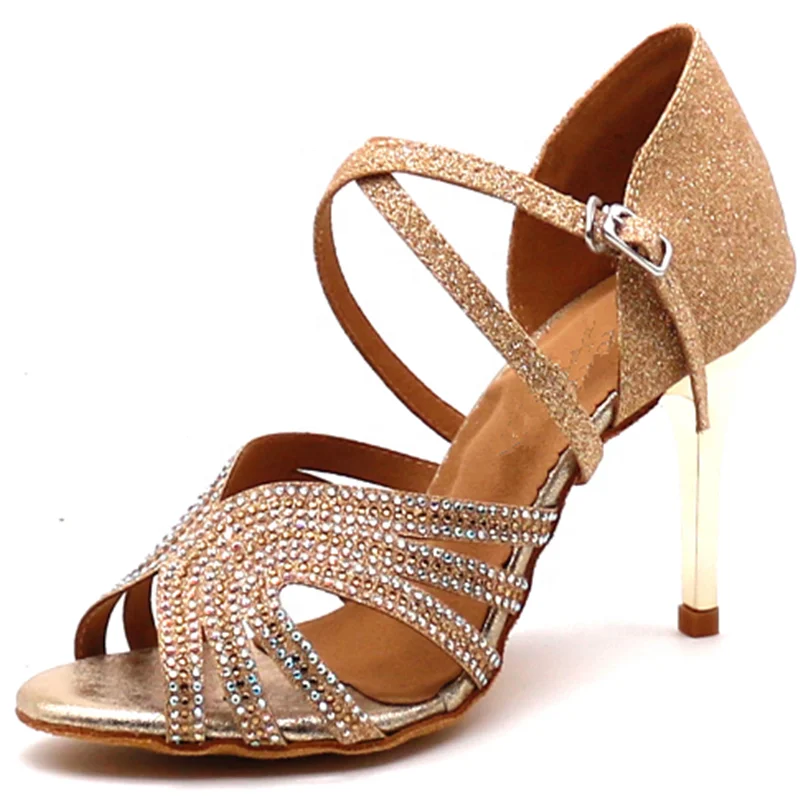 Shinny ballroom dancing shoes soft bottom sequined cloth set auger modern women shoes high heel shoes E9432
Shinny ballroom dancing shoes soft bottom sequined cloth set auger modern women shoes high heel shoes E9432
