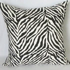 Geometric animal pattern throw cushion pillow Zebra skin print pillow cover