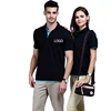 oversize shirt Custom 100% Cotton Customized Logo 200 gsm Polo T Shirts with Oem Color Black Blue