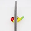 Murano Glass Animal Figurines Pen holder Hand made Fish Fuse Kids Chopstick Holder for desktop decoration