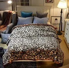 super soft fleece plaid wool throw king size 2 ply mink blanket