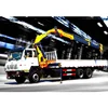High performance SQ8ZK3Q knuckle boom 7 ton truck with crane for sale