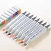 High quality sketch marker pen set permanent marker pen set alcohol based color 80pcs marker pen for kid/artist
