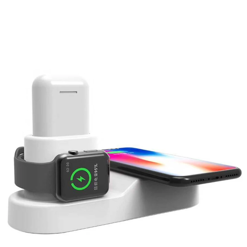 2019 New Hot Selling Luxury Multifunctional Fast Charge Charger Wireless for iPhone and Apple Watch and Airpods, Black;white
2019 New Hot Selling Luxury Multifunctional Fast Charge Charger Wireless for iPhone and Apple Watch and Airpods, Black;white