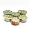 100ml custom aluminium large tin storage box tuna canned for sardin food with ring pull TC-A32