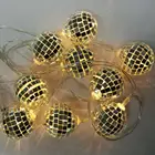 Christmas Decoration LED Disco Ball Lighting String Garland Ornament