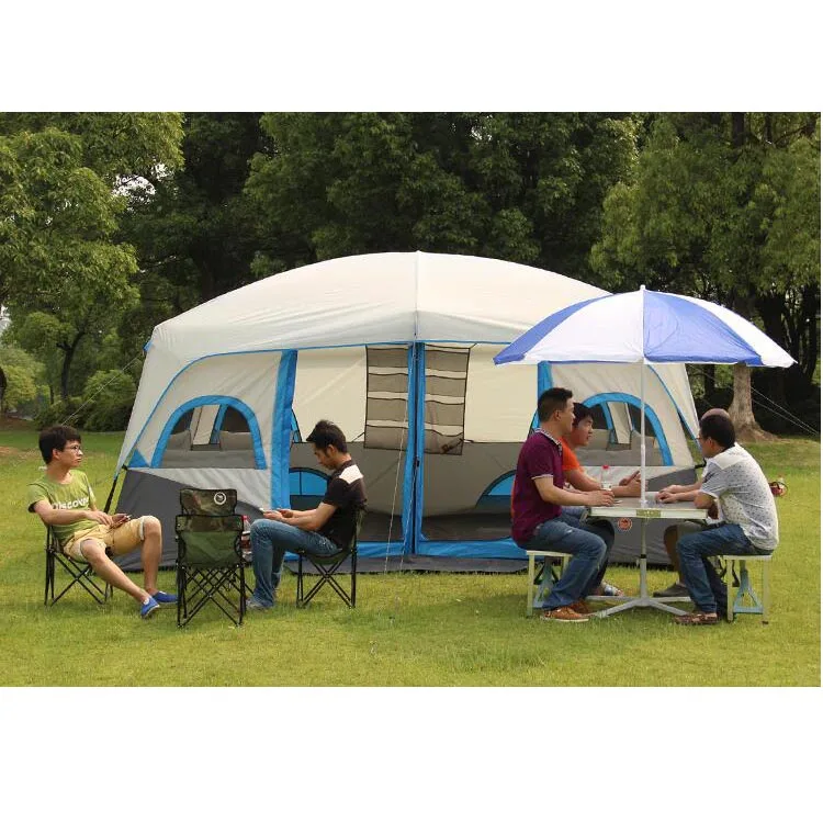 Outdoor Family Portable double Layer Waterproof Camping and backpacking Tent with carry bag, Blue,orange , green, purple or as your request
Outdoor Family Portable double Layer Waterproof Camping and backpacking Tent with carry bag, Blue,orange , green, purple or as your request