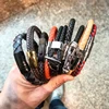 XULIN Custom Handmade Personalized Genuine Leather Bracelets Bangles For Men Jewelry