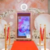Cheap price latest instant magic photobooth interactive party selfie photo mirror booth for sale