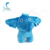 Factory design Custom blue small soft animal elephant plush toy with big ears