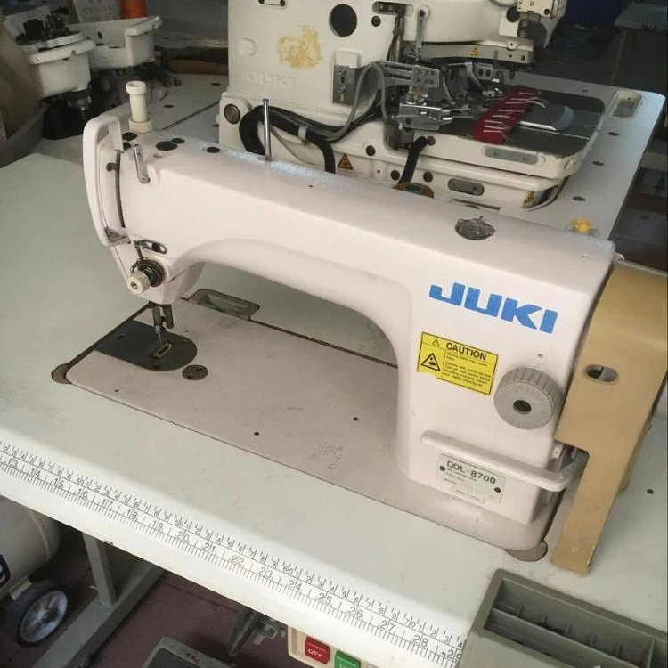 Ikinci el Juki DDL-8700 yüksek hızlı 1 İğne kilit dikiş makinesi endüstriyel kullanılan