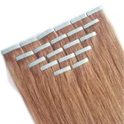 IVCoco Factory Price Russian Hair Vendors Virgin Thick Ends Russian Human Tape Hair Extension