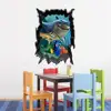 Colorcasa hot sale underwater worldhome decor Nemo and his friends shark fish DIY window 3d post (1438)