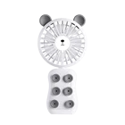 2019 Hot Selling New Cute Rabbit Desk Portable Handheld Rechargeable USB Air Cool Mini Fan