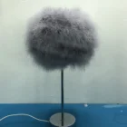Lamps Feather Table Lamps In Grey Or Any Color Available