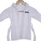 Premium Children's Hooded Bathrobe 100% velour Terry Cotton Toddler's Robe